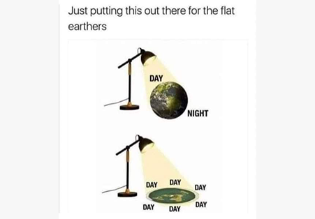 flat earth memes
